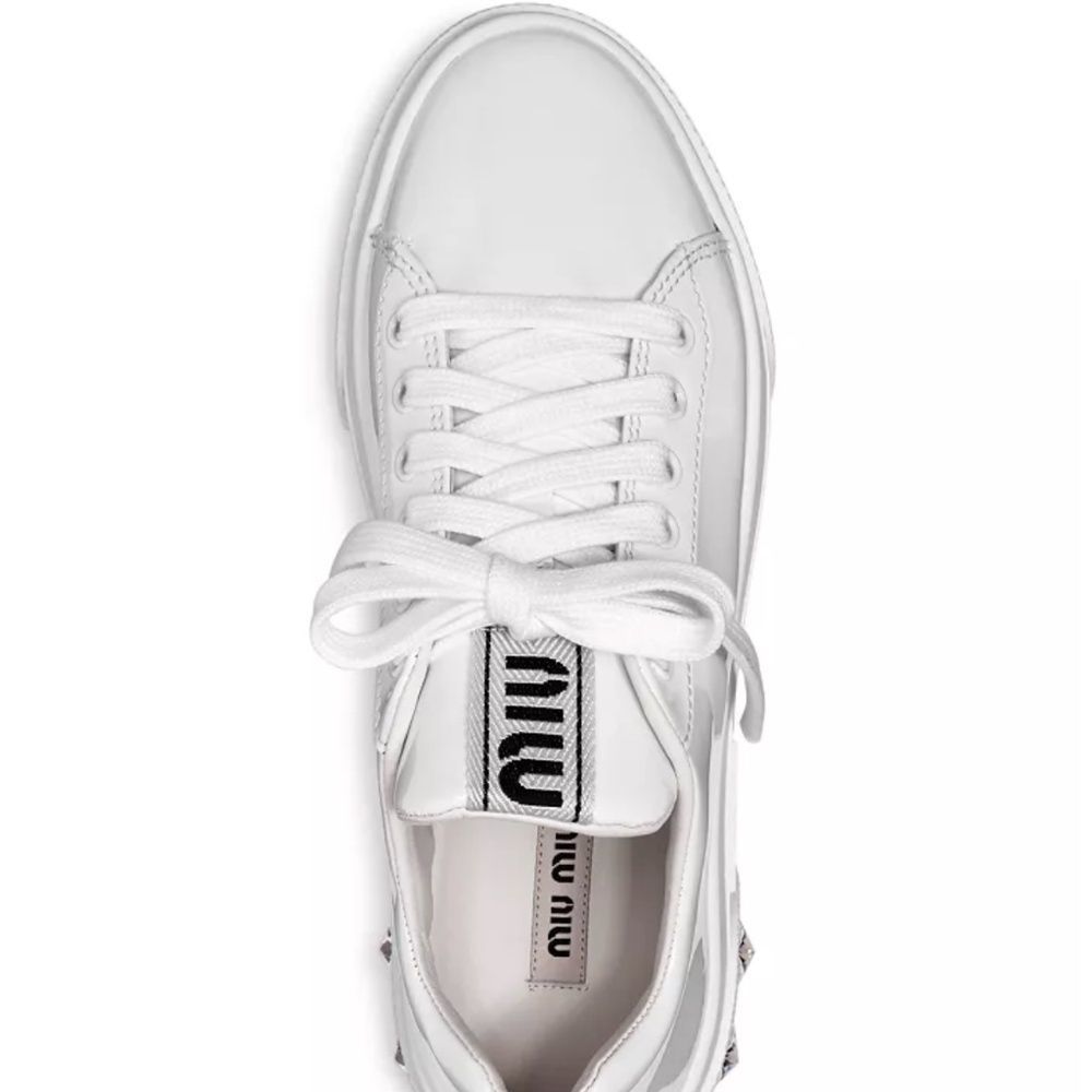 Miu Miu Women's Crystal Skate Sneakers NWB - Picture 3 of 5